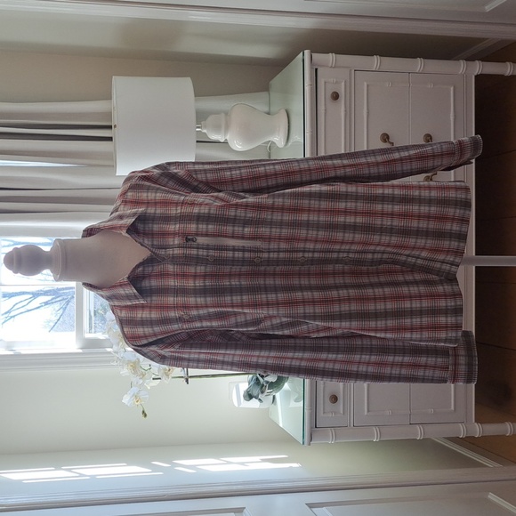 L.L. Bean Other - L.L.BEAN‎ Mens No Fly Vented Outdoor Plaid Fishing/Hunting/Hiking Shirt Size L